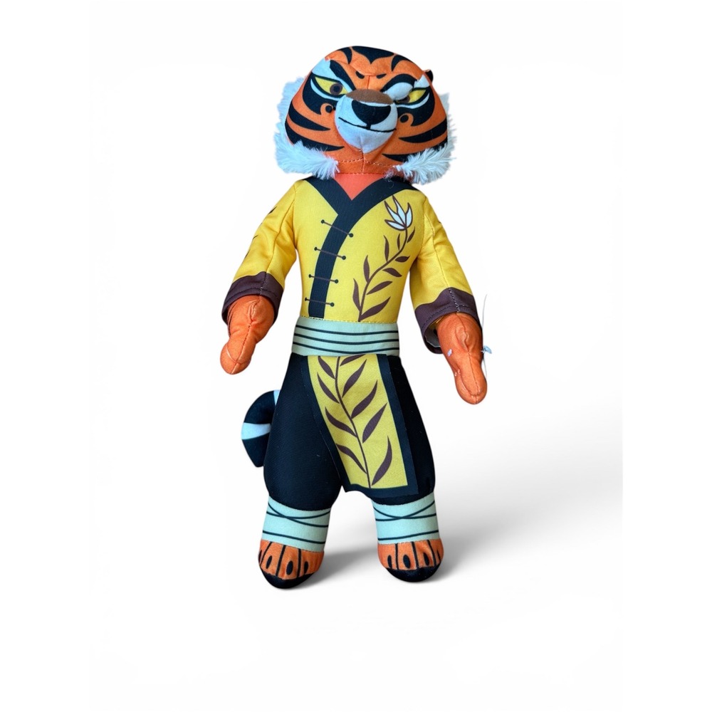 DreamWorks Kung Fu Panda 3 Master Tigress Plush Animal 2016 NWT 14" Toy Factory